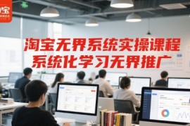 淘寶無界系統(tǒng)實操課程，系統(tǒng)化學(xué)習(xí)無界推廣