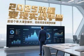 2025流量變現(xiàn)實(shí)戰(zhàn)手冊(cè)，超級(jí)個(gè)體大課全解析，低粉高變現(xiàn)案例拆解