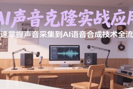 AI聲音克隆實(shí)戰(zhàn)應(yīng)用，快速掌握聲音采集到AI語(yǔ)音合成技術(shù)全流程