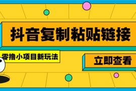 零擼小項目，只需復(fù)制廣告鏈接即可輕松賺錢，20秒一條，輕松日收益幾十幾百元